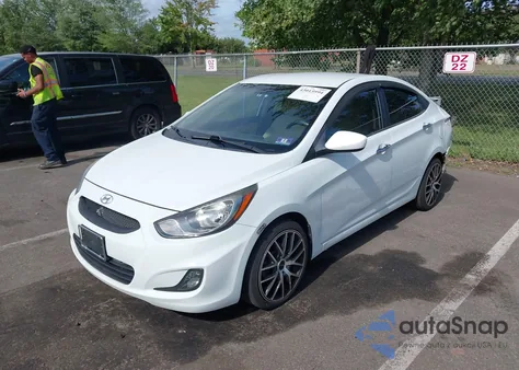 2012 Hyundai Accent Gls from USA, damaged, VIN KMHCT4AE1CU158281